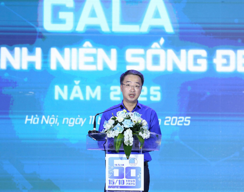 Bí thư Trung ương Đoàn, Chủ tịch Trung ương Hội Liên hiệp thanh niên Việt Nam Nguyễn Tường Lâm Phát biểu