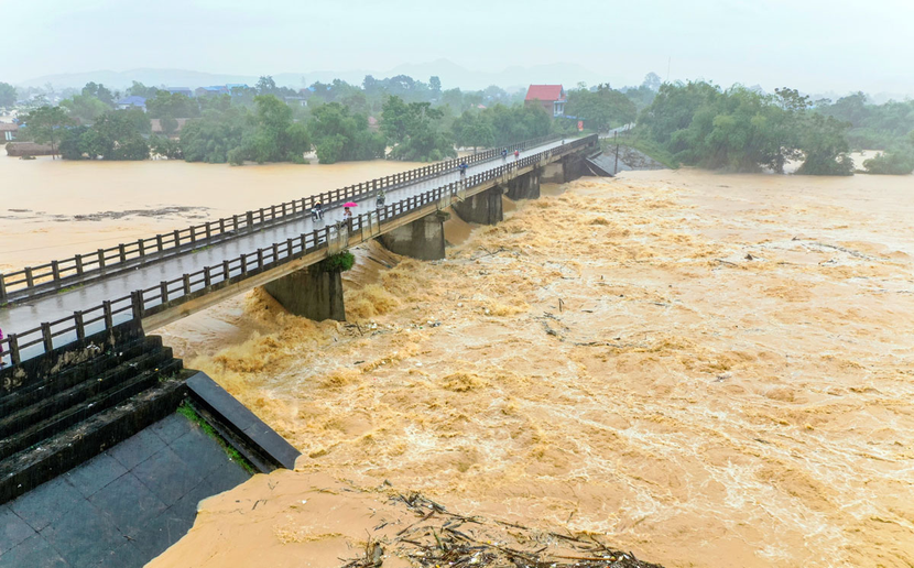 Lũ trên sông Cầu tiếp tục lên