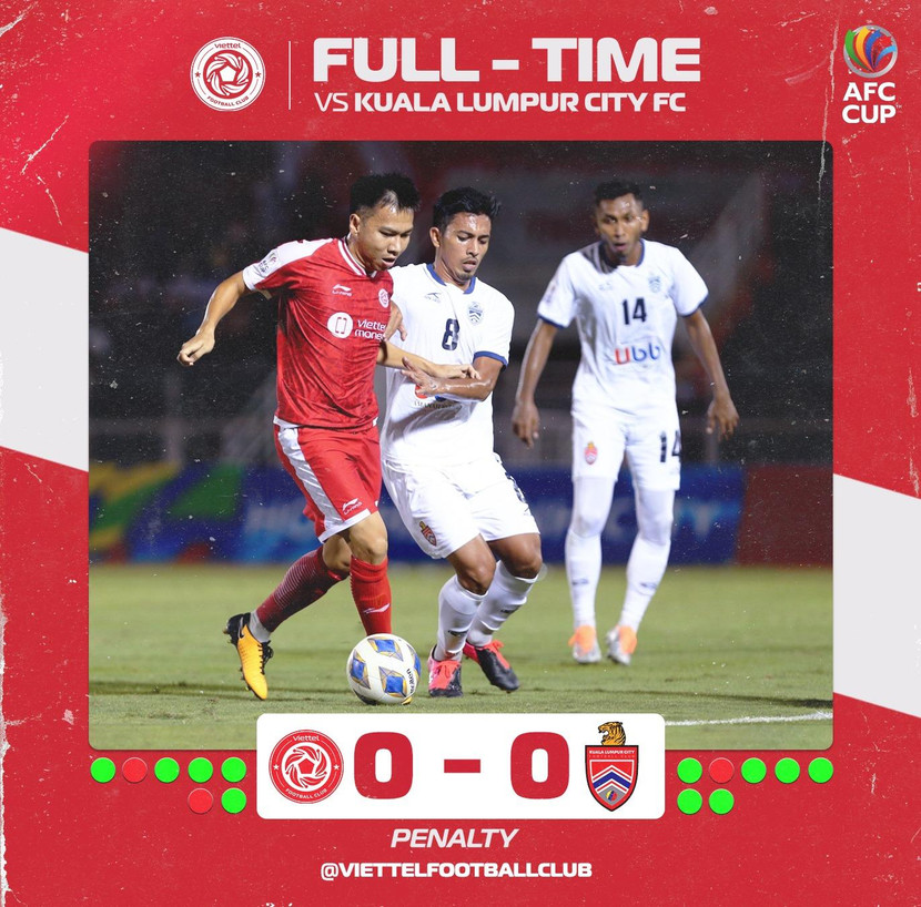 Viettel chia tay AFC Cup 2022, đấu trường họ đặt nhiều kỳ vọng Viettel chia tay AFC Cup 2022, đấu trường họ đặt nhiều kỳ vọng