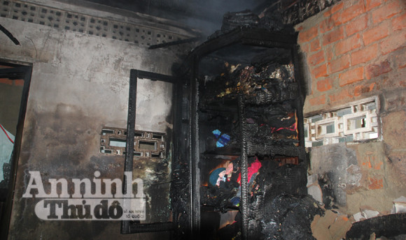 "Bà hỏa" thiêu rụi căn nhà vắng chủ ảnh 1 "Bà hỏa" thiêu rụi căn nhà vắng chủ ảnh 1