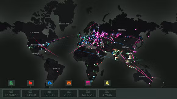 Ra mắt bản đồ tương tác về các mối đe dọa mạng toàn cầu ảnh 2