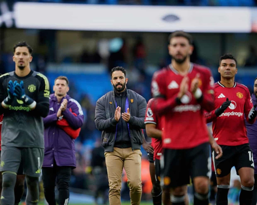 Ruben Amorim và MU bất lực trên sân Man City