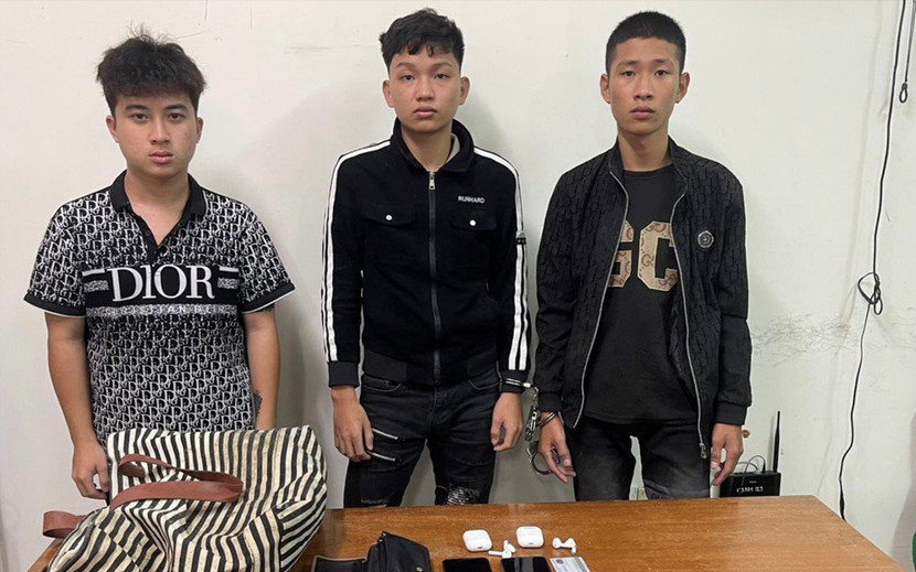 Các đối tượng bị bắt giữ Các đối tượng bị bắt giữ