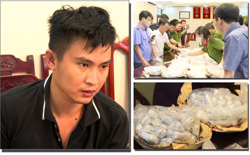 Đối tượng Bùi Đức Nam bị bắt giữ Đối tượng Bùi Đức Nam bị bắt giữ