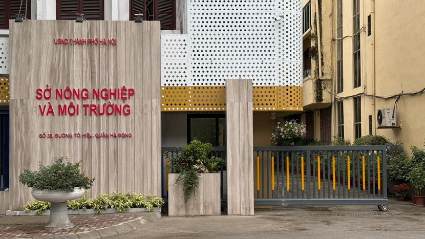 Trụ sở của Sở Nông nghiệp và Môi trường tại Tô Hiệu, Hà Đông, Hà Nội