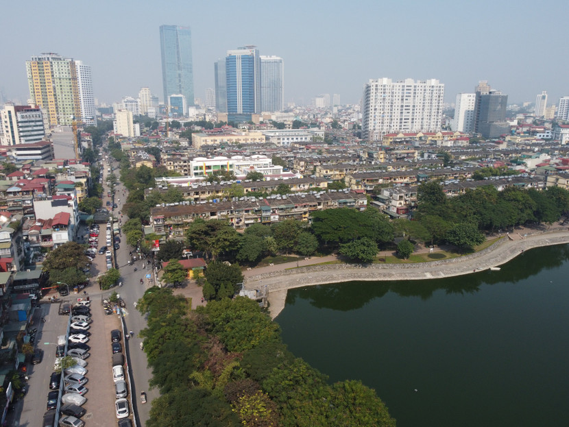 Toàn cảnh khu chung cư cũ Thành Công