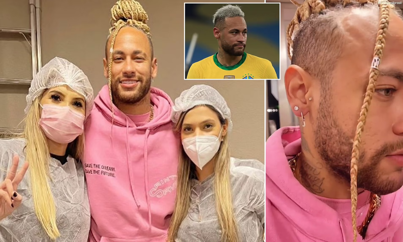 Neymar và kiểu tóc mới không giống ai trong làng bóng đá