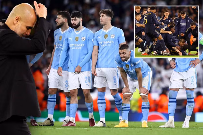 Man City bị loại ở tứ kết Champions League 2023/24