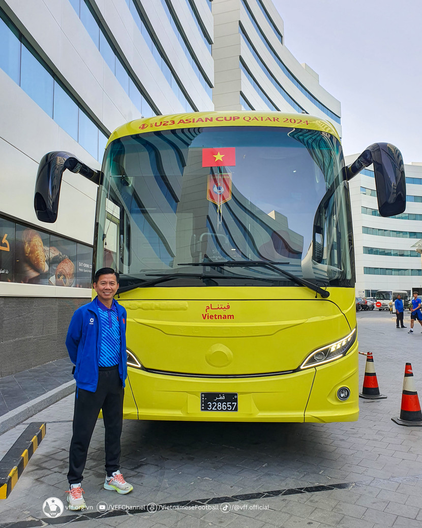 Chiếc xe nổi bật của U23 Việt Nam Chiếc xe nổi bật của U23 Việt Nam