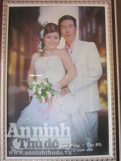 Ảnh cưới của anh Hưng