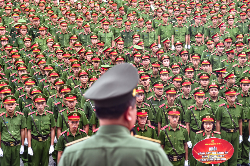 Trung tướng Nguyễn Thanh Tùng yêu cầu mỗi cán bộ, chiến sỹ cần tiếp tục tập luyện nghiêm túc, phải đạt hiệu quả cao nhất.