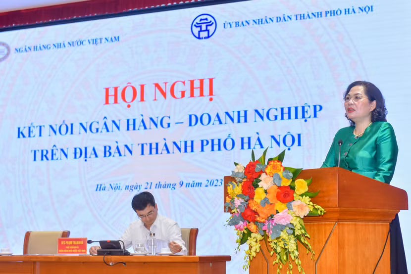 Thống đốc Ngân hàng Nhà nước phát biểu tại hội nghị