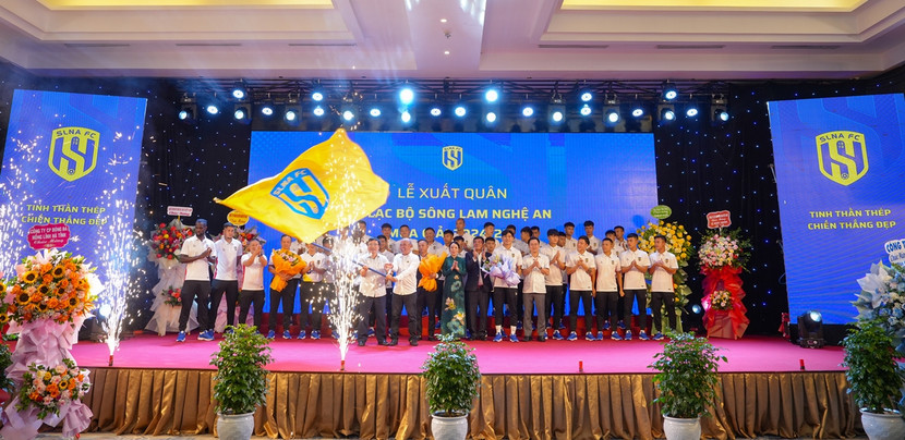 CLB Sông Lam Nghệ An xuất quân hướng đến mùa giải 2024/25