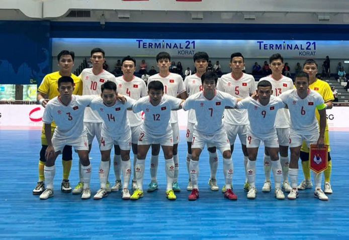 Đội hình ĐT futsal Việt Nam thắng Brunei 14-0