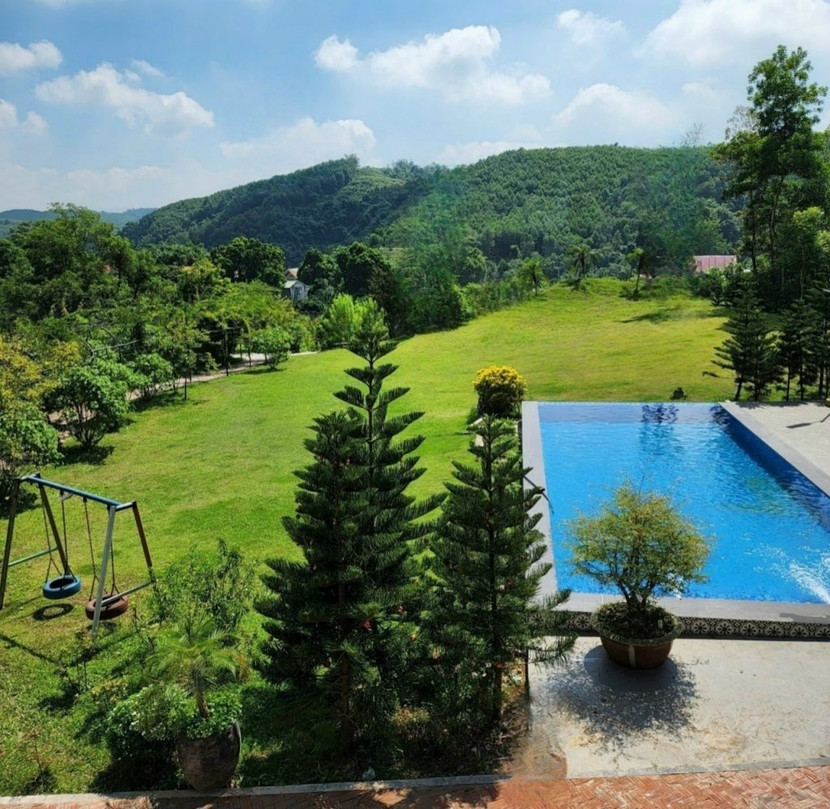 Một góc nhỏ không gian trong Bản Mường Xanh Một góc nhỏ không gian trong Bản Mường Xanh