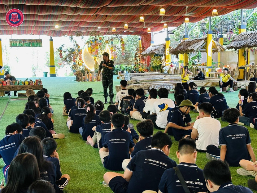 Các hoạt động trải nghiệm thú vị của học sinh trường Alfred Nobel tại Bản Mường Xanh Các hoạt động trải nghiệm thú vị của học sinh trường Alfred Nobel tại Bản Mường Xanh