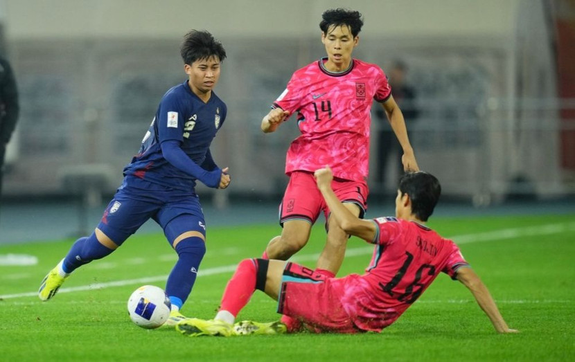 U20 Thái Lan thua đậm U20 Hàn Quốc