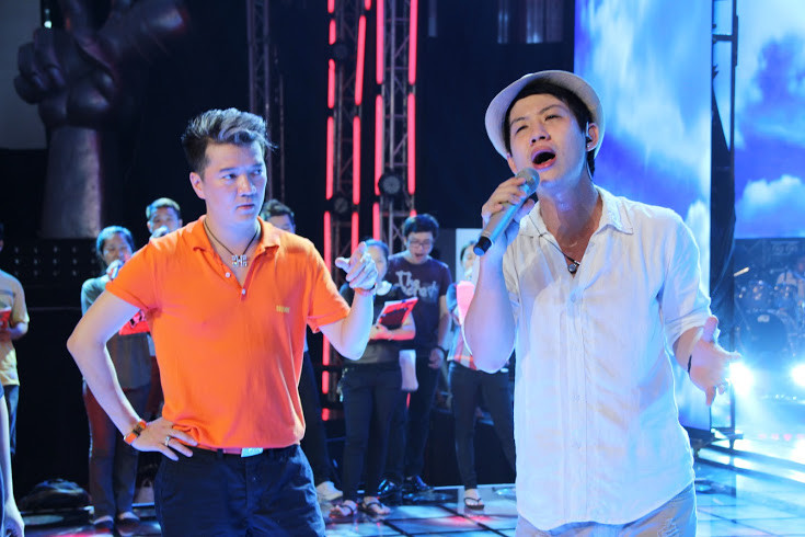 Thí sinh đội Hà Hồ, Đàm Vĩnh Hưng "nhí nhố" trước giờ G ảnh 12