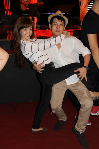 Thí sinh đội Hà Hồ, Đàm Vĩnh Hưng "nhí nhố" trước giờ G ảnh 2