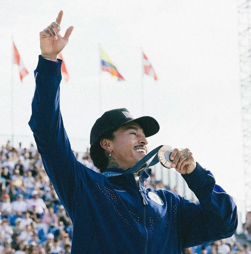 Nyjah Huston giành HCĐ nội dung trượt ván đường phố cá nhân nam Olympic Paris 2024