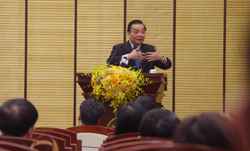 Chủ tịch Hà Nội đặt 2 yêu cầu "tốc độ, chất lượng" với công tác tham mưu trọng yếu ở văn phòng UBND TP Hà Nội Chủ tịch Hà Nội đặt 2 yêu cầu "tốc độ, chất lượng" với công tác tham mưu trọng yếu ở văn phòng UBND TP Hà Nội