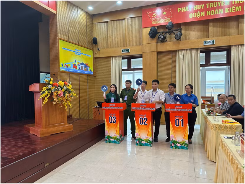 Nội dung thi hỏi đáp diễn sôi nổi, hấp dẫn Nội dung thi hỏi đáp diễn sôi nổi, hấp dẫn