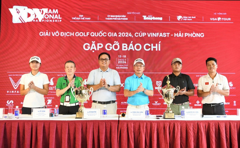 Buổi gặp gỡ báo chí trước Giải vô địch golf quốc gia 2024 Cúp Vinfast - Hải Phòng Buổi gặp gỡ báo chí trước Giải vô địch golf quốc gia 2024 Cúp Vinfast - Hải Phòng