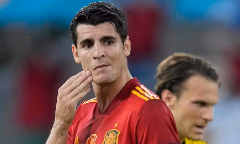 Morata gây thất vọng trước Thụy Điển