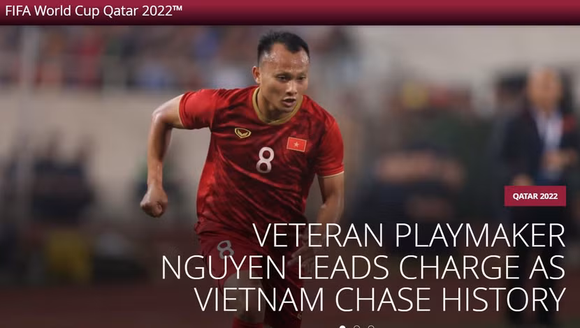 Trọng Hoàng xuất hiện trên trang chủ FIFA ngày 10-6