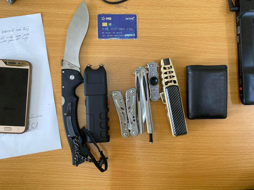 Hung khí đối tượng dùng tấn công nạn nhân