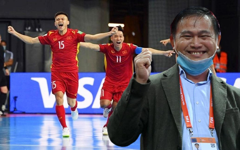 "Bầu" Tú hài lòng với bước phát triển vững vàng của futsal Việt Nam "Bầu" Tú hài lòng với bước phát triển vững vàng của futsal Việt Nam