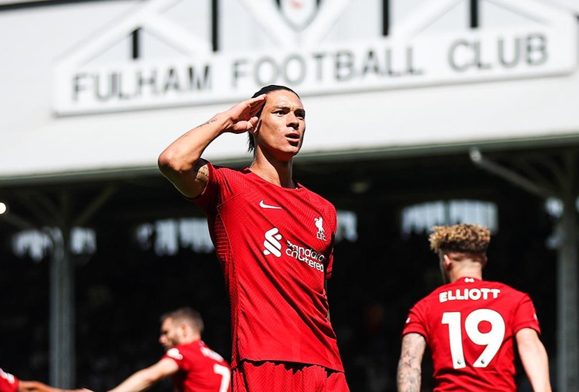 Darwin Nunez lập công lớn cho Liverpool ở trận đầu tiên tại Premier League Darwin Nunez lập công lớn cho Liverpool ở trận đầu tiên tại Premier League