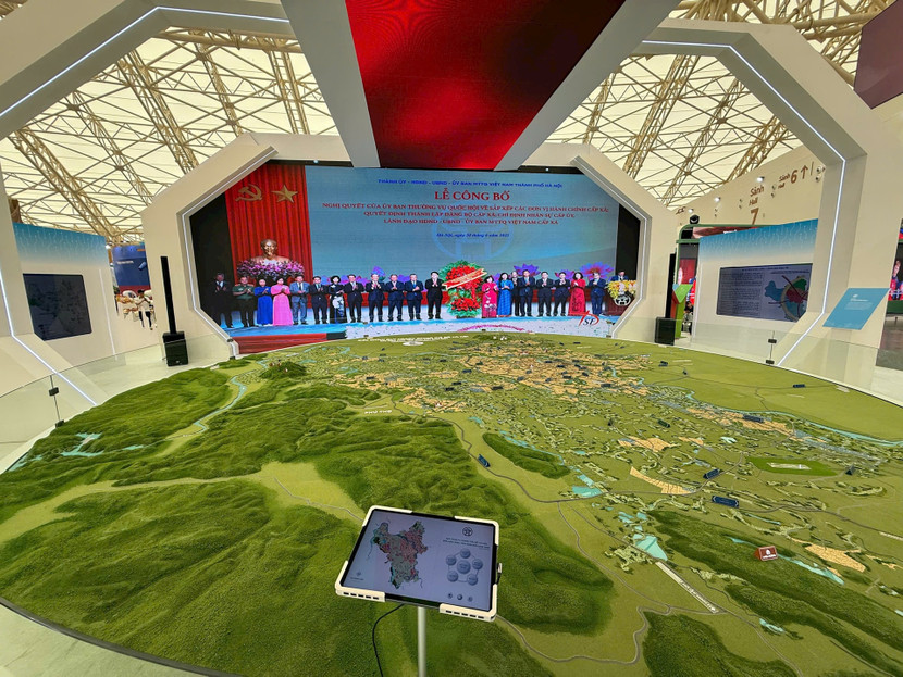 Sa bàn Quy hoạch chung Thủ đô Hà Nội đến năm 2045 Sa bàn Quy hoạch chung Thủ đô Hà Nội đến năm 2045