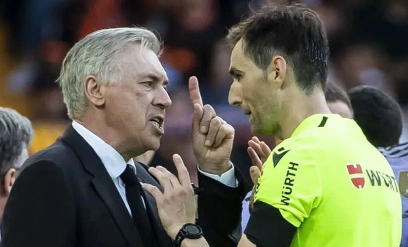 Real Madrid cho rằng trọng tài De Burgos không có thiện cảm với họ