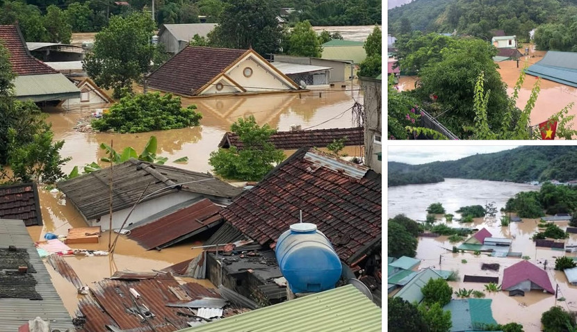 Hàng nghìn nhà dân bị ngập tại Nghệ An