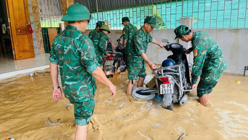 Khắc phục thiên tai tại Nghệ An