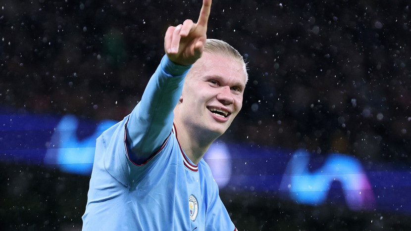 Haaland tiếp tục chơi thăng hoa ở Champions League