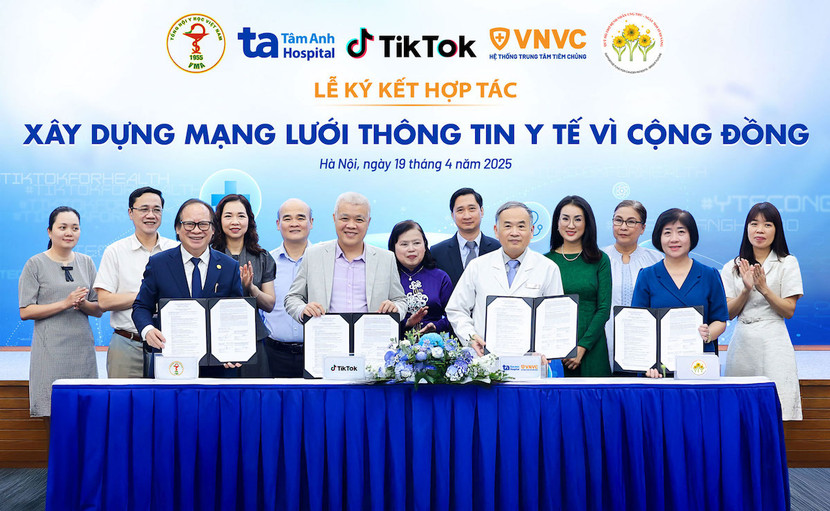 Tổng Hội y học Việt Nam, Quỹ Hỗ trợ bệnh nhân ung thư - Ngày mai tươi sáng, TikTok Việt Nam