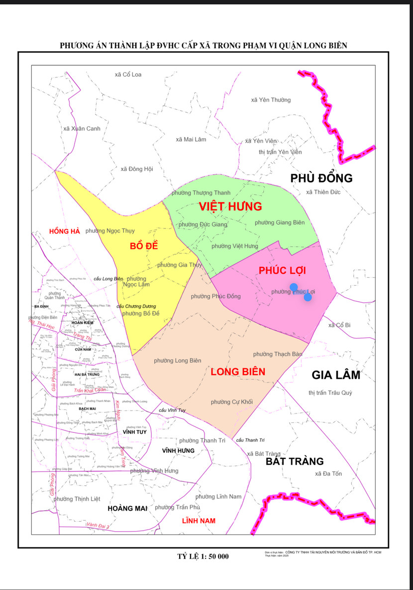 Long Biên dự kiến giảm từ 13 phường xuống còn 4 phường. Long Biên dự kiến giảm từ 13 phường xuống còn 4 phường.