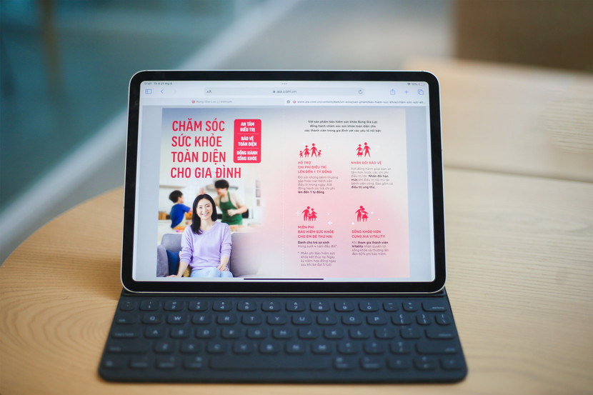 AIA Việt Nam cũng cho ra mắt bảo hiểm sức khỏe Bùng Gia Lực, một giải pháp bảo hiểm toàn diện, hướng đến việc chăm sóc sức khỏe cho cả gia đình, đáp ứng nhu cầu ngày càng cao của khách hàng