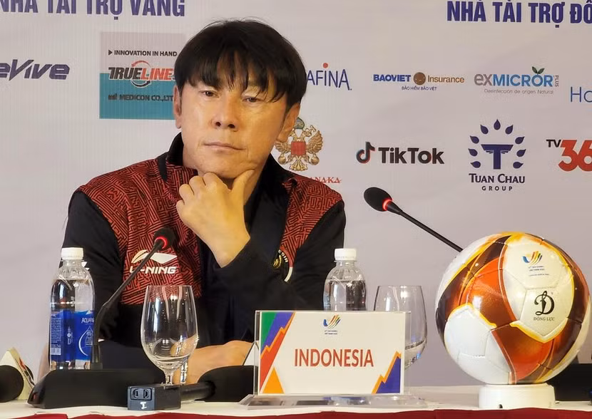 HLV Shin Tae-yong rất tự tin vào sức mạnh của U23 Indonesia