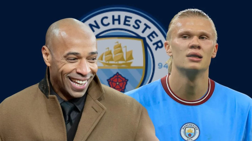 Haaland (phải) đã san bằng kỷ lục của Henry Haaland (phải) đã san bằng kỷ lục của Henry