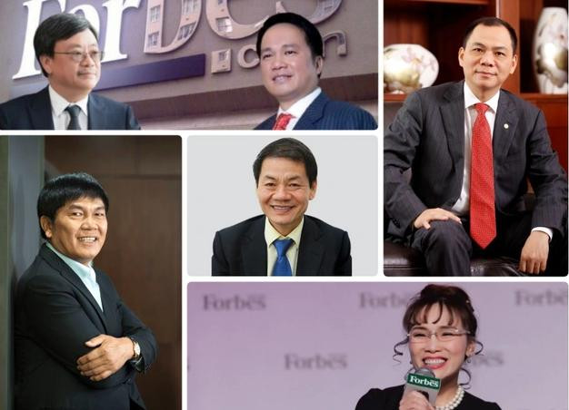 6 tỷ phú Việt Nam trong danh sách của Forbes năm 2024