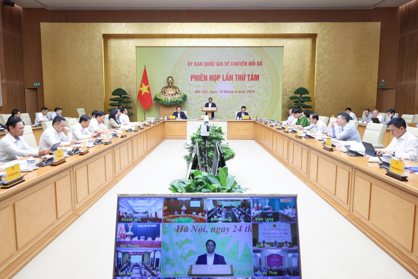 Toàn cảnh phiên họp tại đầu cầu Chính phủ