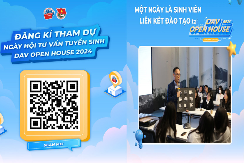 Ngày hội Tư vấn tuyển sinh Học viện Ngoại giao - DAV OPEN HOUSE 2024 diễn ra vào ngày 14/4