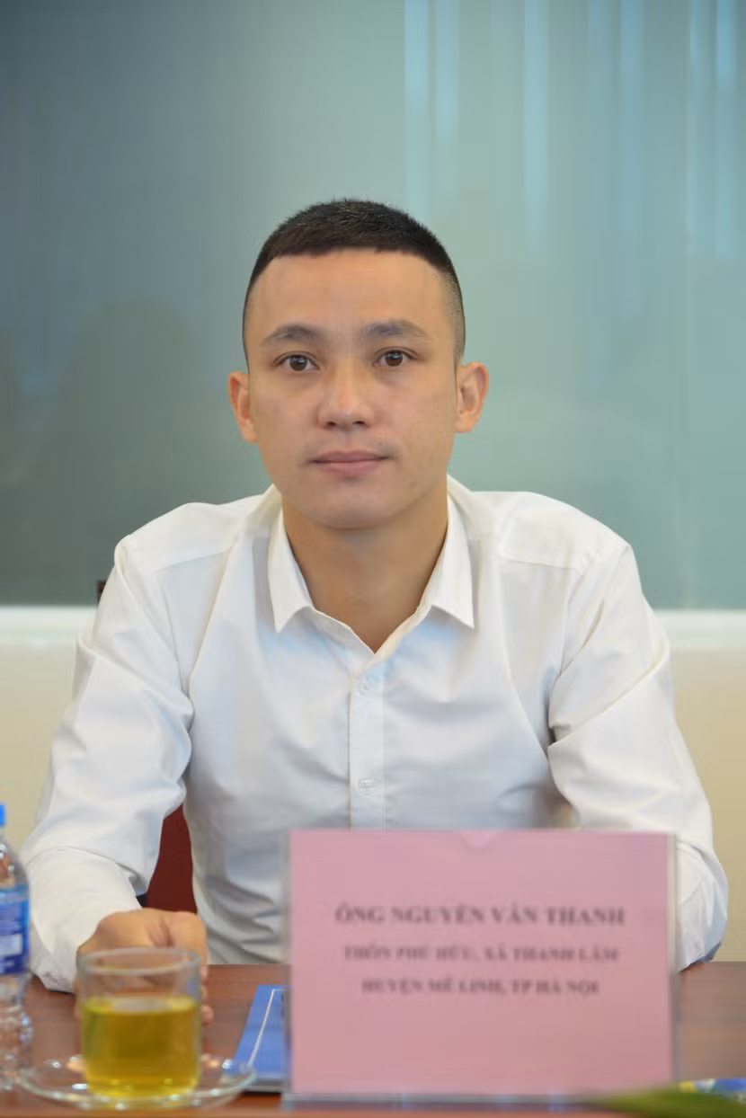 Anh Nguyễn Văn Thanh (xã Thanh Lâm, huyện Mê Linh, TP Hà Nội)