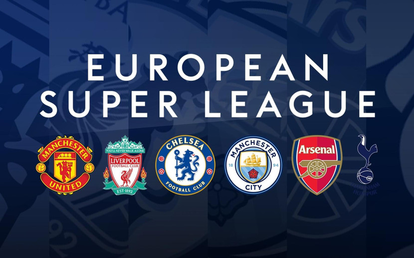 6 CLB hàng đầu nước Anh đã đăng ký dự European Super League