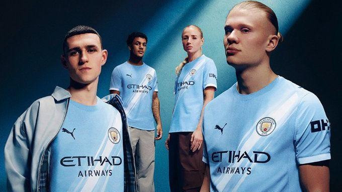 Áo đấu mới của Man City Áo đấu mới của Man City