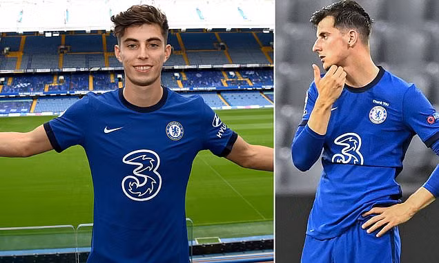 Mount (phải) không hài lòng khi Chelsea mua Havertz Mount (phải) không hài lòng khi Chelsea mua Havertz