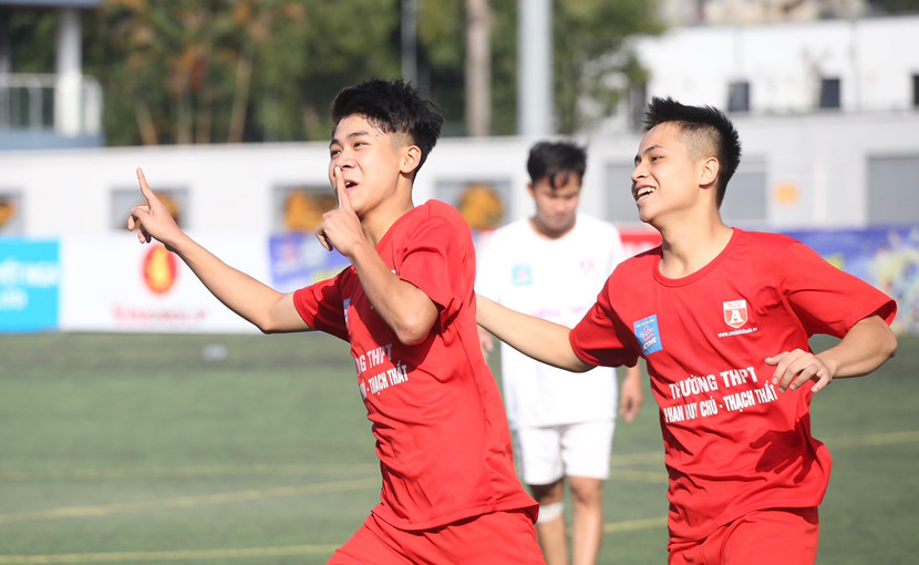 THPT Phan Huy Chú lần thứ hai liên tiếp vào chung kết (Ảnh: Thuần Thư)